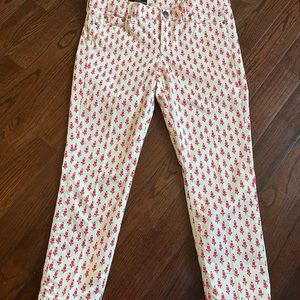 J. Crew print jeans